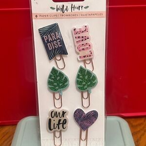 Wild Heart Paper Clips Set
